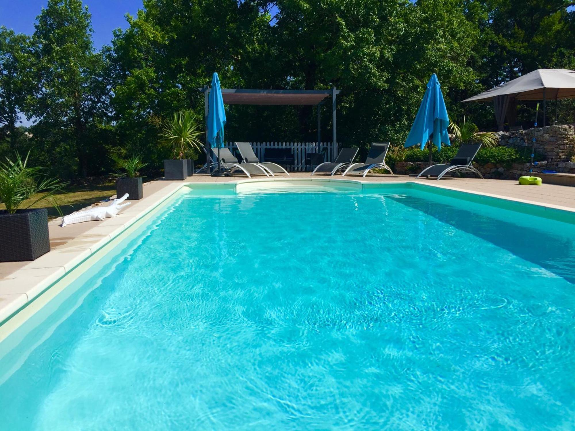 Maison De Campagne Avec Piscine Béduer 외부 사진
